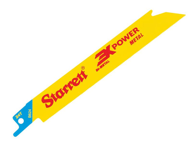 STRB6245 - B624-5 Bi-Metal Reciprocating Blade, Metal Straight 152mm 24 TPI (Pack 5)