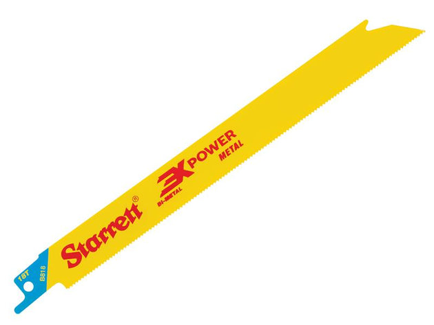 STRB8185 - B818-5 Bi-Metal Reciprocating Blade, Metal Straight 203mm 18 TPI (Pack 5)