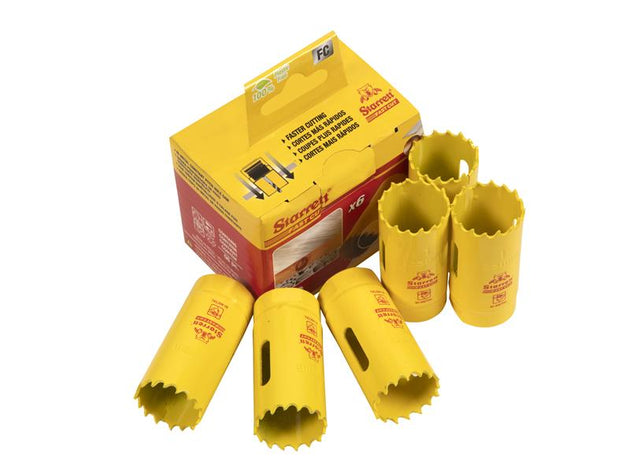 STRFCH01006 - FCH0100-6 Fast Cut Bi-Metal Holesaw 25mm Bulk Pack of 6