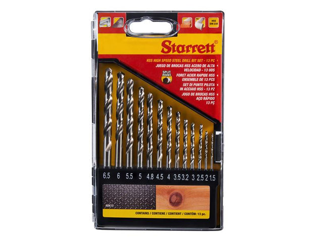 STRKBK13 - HSS Split Point Drill Bit Set, 13 Piece