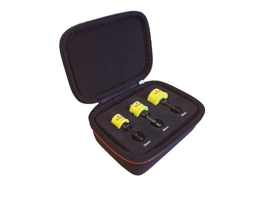 STRKCS03001 - Cordless Smooth Cut Bi-Metal Holesaw Kit, 3 Piece