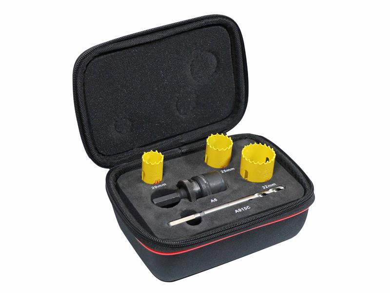 STRKFC03051 - KFC03051 Kwik-Change Electrician's Holesaw Kit, 8 Piece