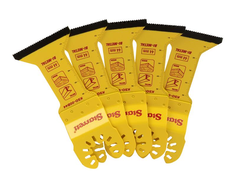 STRKSO00B445 - KSO-00B44-5 Flat-sided Bi-metal Oscillating Blade 55 x 44mm x 18 TPI Pack of 5