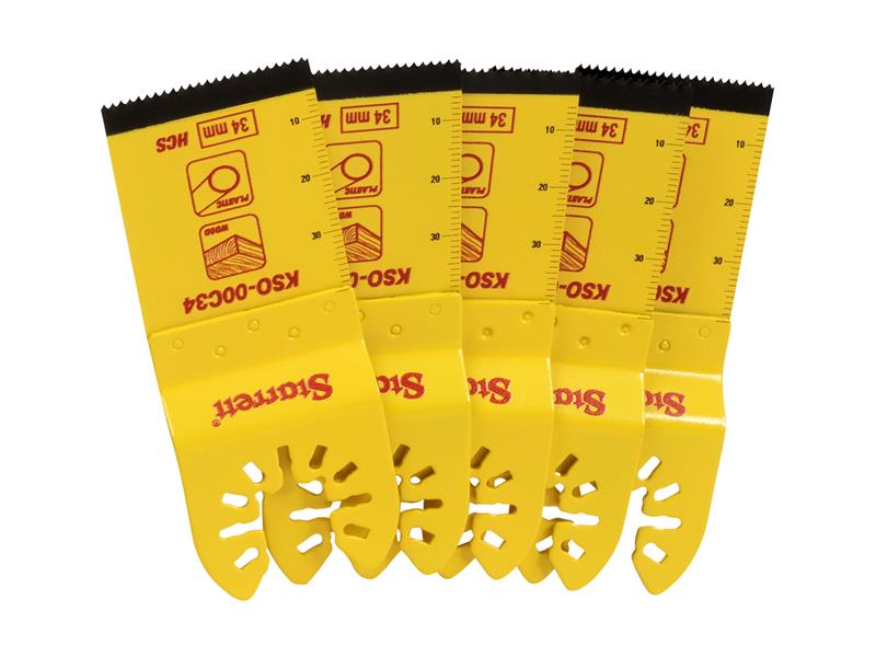 STRKSO00C345 - KSO-00C34-5 Plunge HCS Oscillating Blade 40 x 34mm x 18 TPI Pack of 5