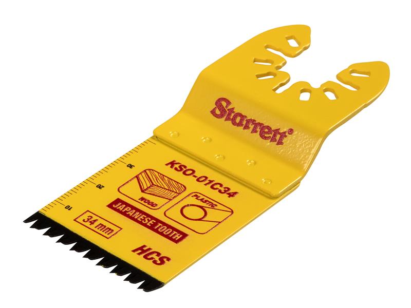 STRKSO01C34 - KSO-01C34 Plunge HCS Oscillating Blade - Japanese Teeth 40 x 34mm x 18 TPI