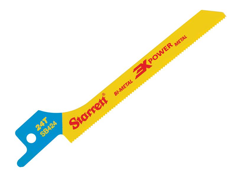 STRSB4245 - SB424-5 Bi-Metal Reciprocating Blade, Metal Scroll 100mm 24 TPI (Pack 5)