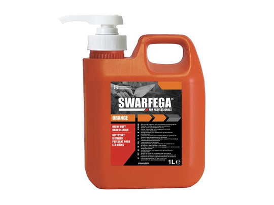SWASOR1LMP - Orange Hand Cleaner Pump Bottle 1 litre