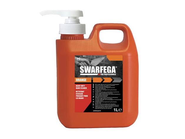 SWASOR1LMP - Orange Hand Cleaner Pump Bottle 1 litre