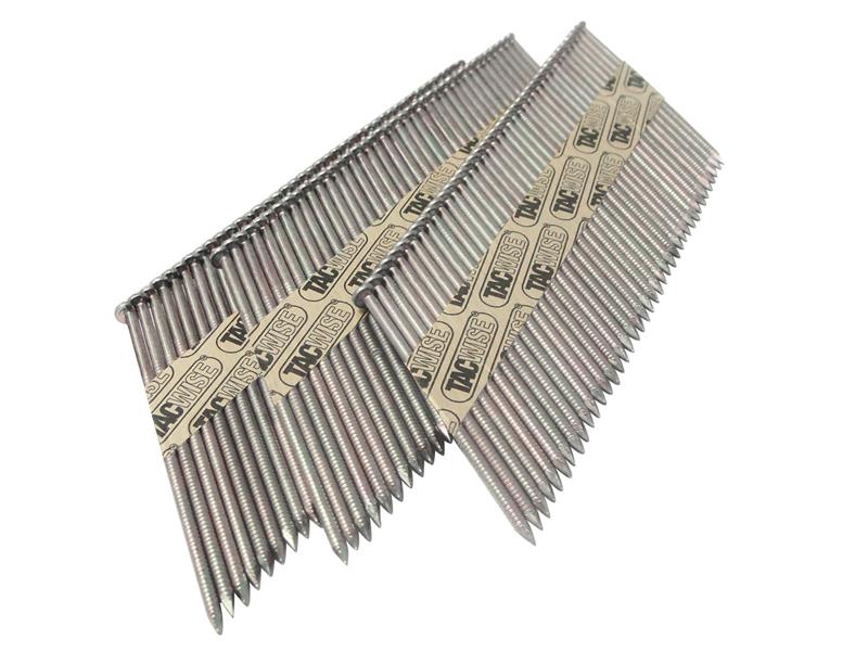 TAC1125 - 34Â° Extra Galvanised Framing Ring Shank Nails Type 2.8/65mm (3300)