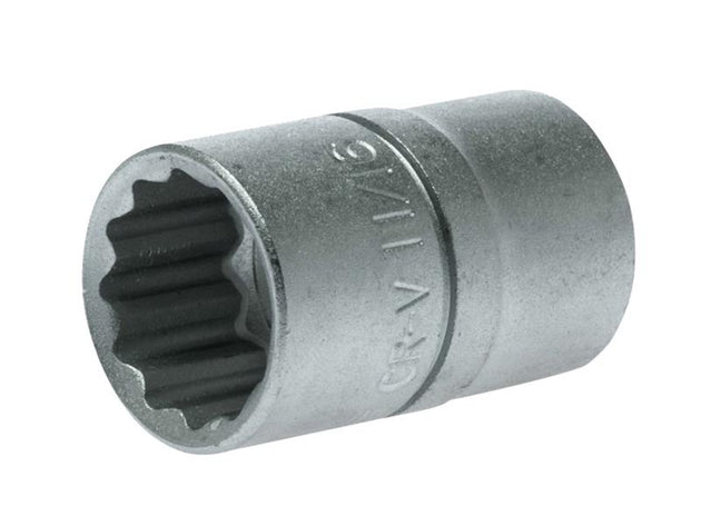 TENM120122 - Bi-Hexagon Socket 12-Point Regular A/F 1/2in Drive 11/16in