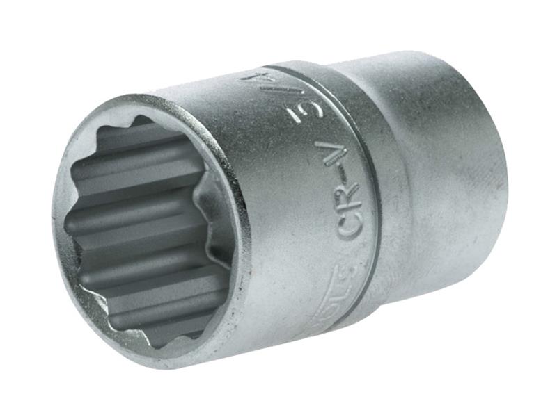 TENM120124 - Bi-Hexagon Socket 12-Point Regular A/F 1/2in Drive 3/4in