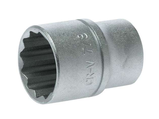 TENM120128 - Bi-Hexagon Socket 12-Point Regular A/F 1/2in Drive 7/8in