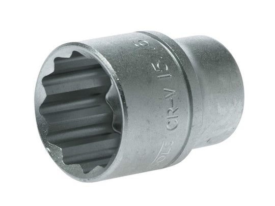 TENM120130 - Bi-Hexagon Socket 12-Point Regular A/F 1/2in Drive 15/16in