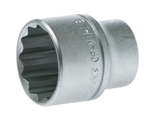 TENM120136 - Bi-Hexagon Socket 12-Point Regular A/F 1/2in Drive 1.1/8in