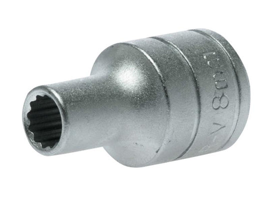 TENM120508 - Bi-Hexagon Socket 12-Point 1/2in Drive 8mm