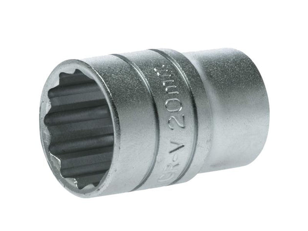 TENM120520 - Bi-Hexagon Socket 12-Point 1/2in Drive 20mm