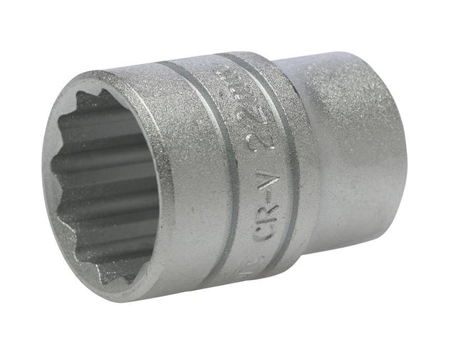 TENM120522 - Bi-Hexagon Socket 12-Point 1/2in Drive 22mm