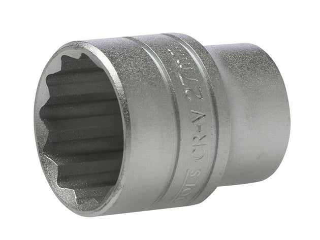 TENM120527 - Bi-Hexagon Socket 12-Point 1/2in Drive 27mm
