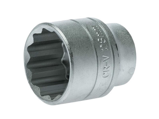 TENM120528 - Bi-Hexagon Socket 12-Point 1/2in Drive 28mm