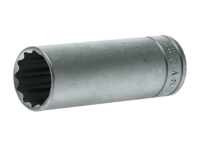 TENM120621 - Bi-Hexagon Socket Deep 12-Point 1/2in Drive 21mm