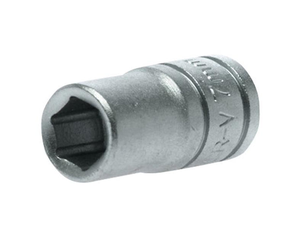 TENM140507 - Hexagon Socket 6 Point Regular 1/4in Drive 7mm
