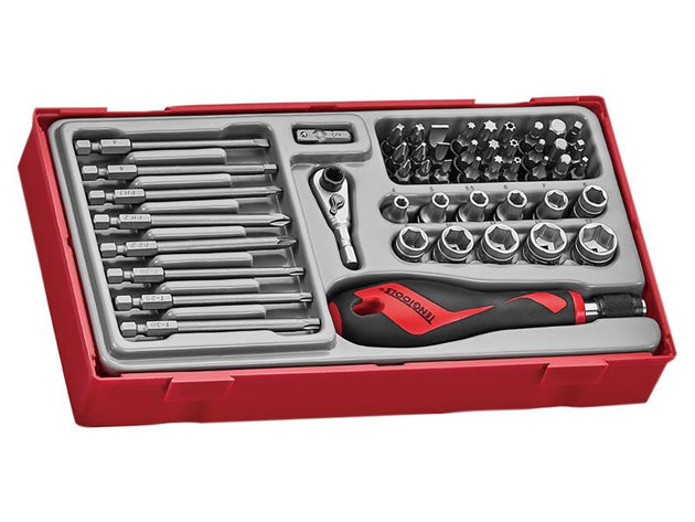 TENTTMDQ49 - TTMDQ49 Bit & Quick Chuck Driver Set, 49 Piece - 1/4in Drive