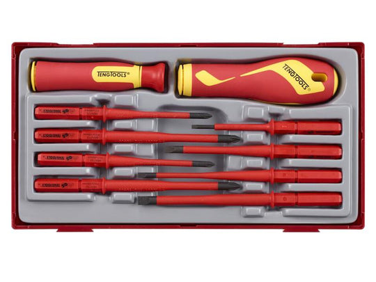 TENTTV710N - Insulated Interchangeable Blade Screwdriver Set, 10 Piece