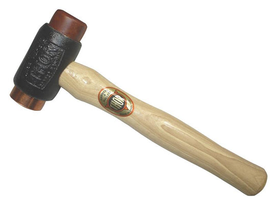 THO03212BH - Copper / Hide Hammer - Branded Head Size 2 (38mm) 1070g