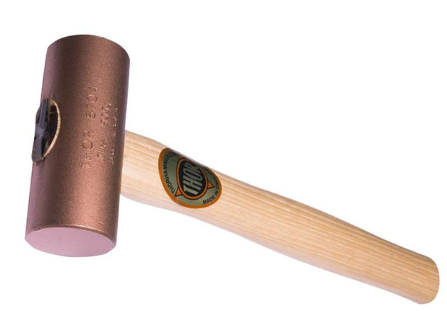 THO245704N - Round Solid Copper Mallet 38mm 890g