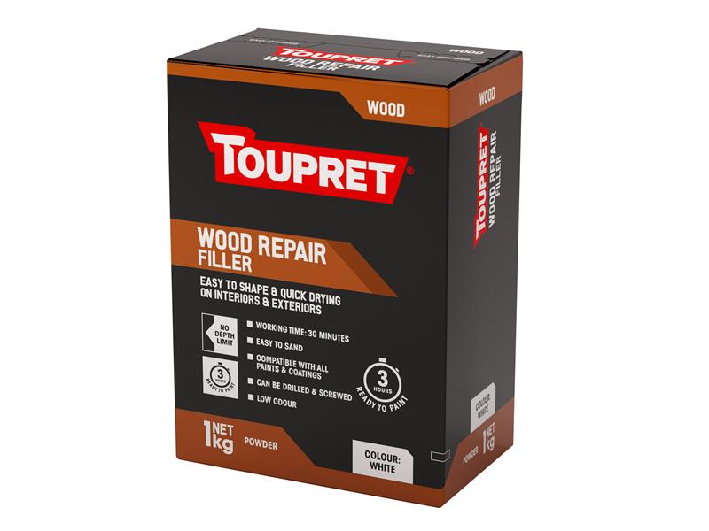 TOUTTREPOW01 - Wood Repair Filler White 1kg