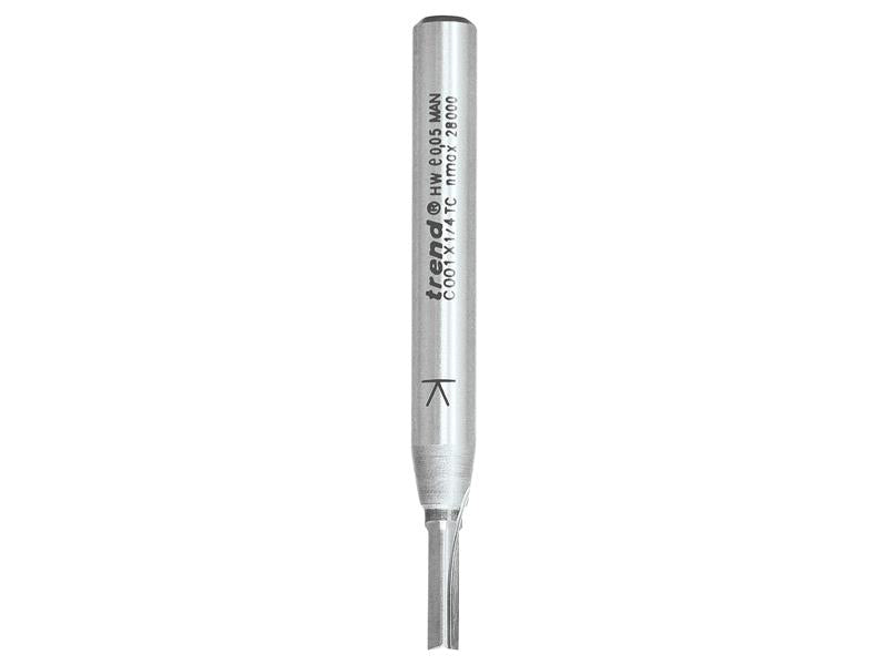 TREC00114TC - C001 x 1/4 TCT Two Flute Cutter 3.2 x 9.5mm