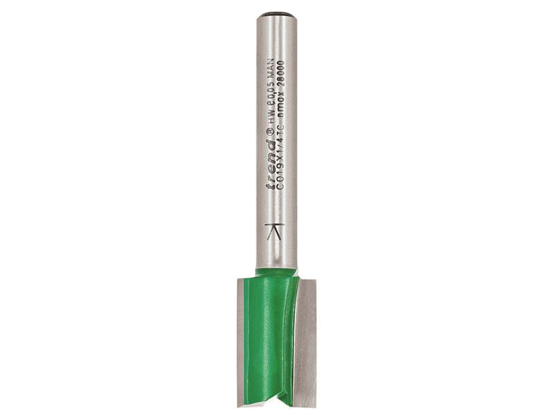 TREC01914TC - C019 x 1/4 TCT Two Flute Cutter 12.0 x 19.1mm
