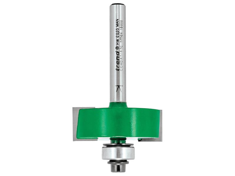 TREC04014TC - C040 x 1/4 TCT Bearing Guided Rebater 35.0mm