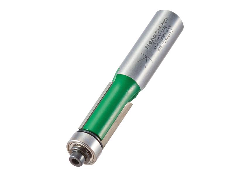 TREC11612TC - C116 x 1/2 TCT 90Â° Bearing Guided Trimmer Cutter 12.7 x 25.4mm