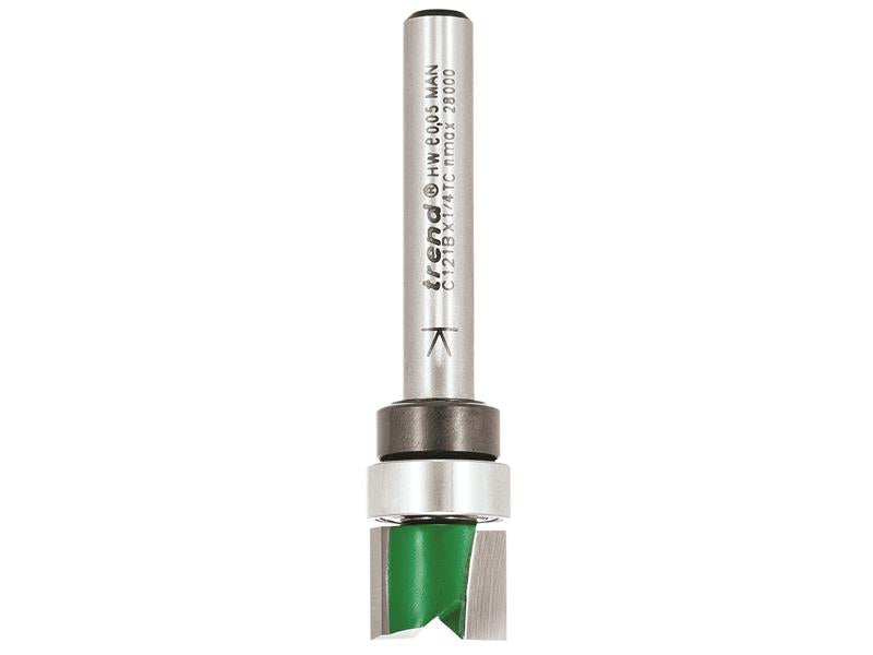 TREC121B14TC - C121B x 1/4 TC Bearing Guided Template Profile Cutter 12.7mm x 9.5mm