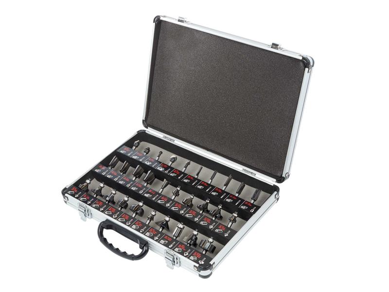 TRESETSS3114 - SET/SS31X1/4TC TCT Router Cutter Set, 30 Piece