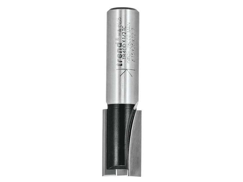 TRETR40D12TC - TR40D x 1/2 TCT Two Flute Cutter Long Shank 15 x 25mm