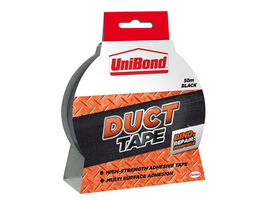 UNI1405198 - DIY Duct Tape Black 50mm x 50m