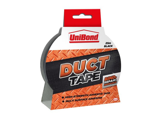 UNI1517009 - DIY Duct Tape Black 50mm x 25m