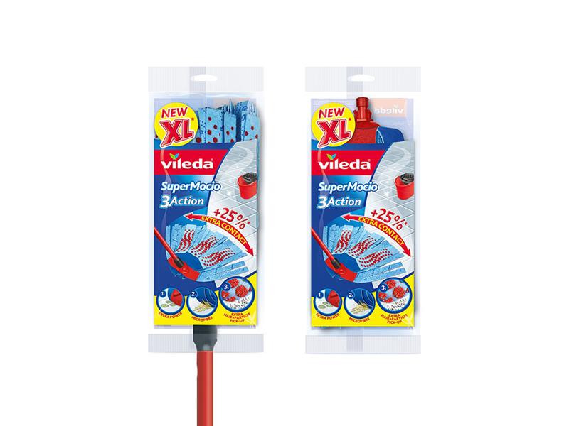 VIL7711289 - SuperMocio 3 Action XL Mop & FOC Refill 167042