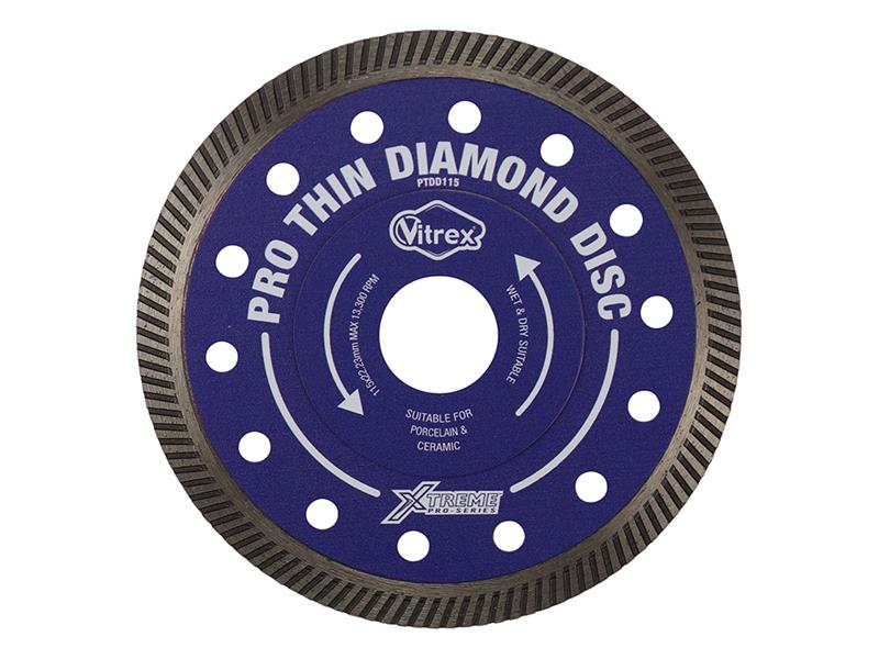 VITPTDD115 - Xtreme Pro Thin Diamond Disc 115mm