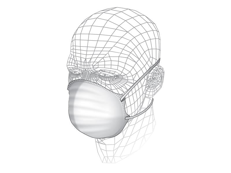 VITS40110 - Fold Flat Cup Respirator (3 Pack)