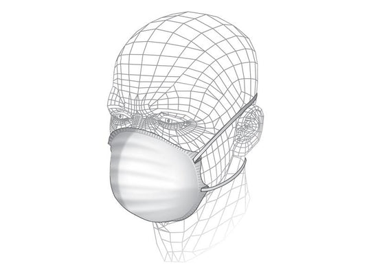 VITS40110 - Fold Flat Cup Respirator (3 Pack)