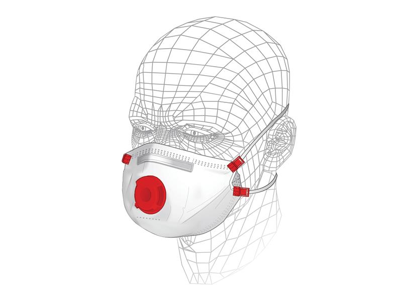 VITS40310 - Premium Valved Multipurpose Respirator P3 (Single)
