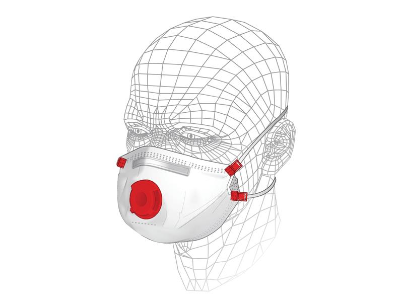 VITS40410 - Premium Valved Multipurpose Respirator P3 (Pack 3)