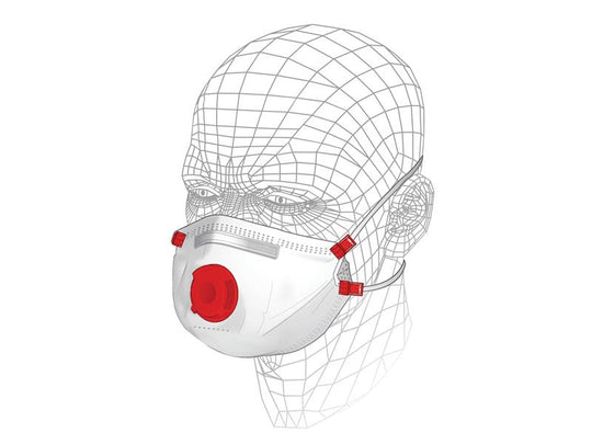 VITS40410 - Premium Valved Multipurpose Respirator P3 (Pack 3)