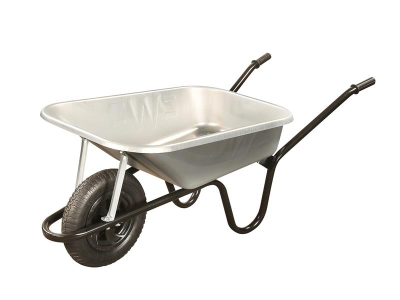WALBGVPDD - 90L Galvanised Builder's Wheelbarrow