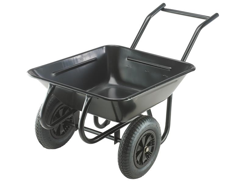 WALCONTWPBDD - 175L Contractor Twin Wheelbarrow