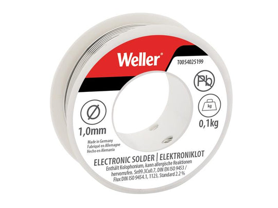WEL54025199 - EL99/1-100 Lead-Free Solder 1.0mm 100g