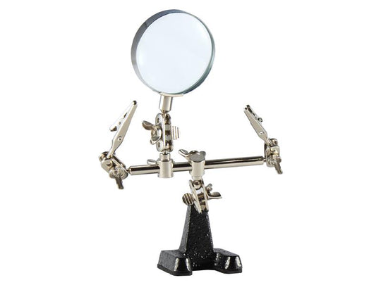 WELACCHHBN - Helping Hands Holder - 2 Arms & Magnifier
